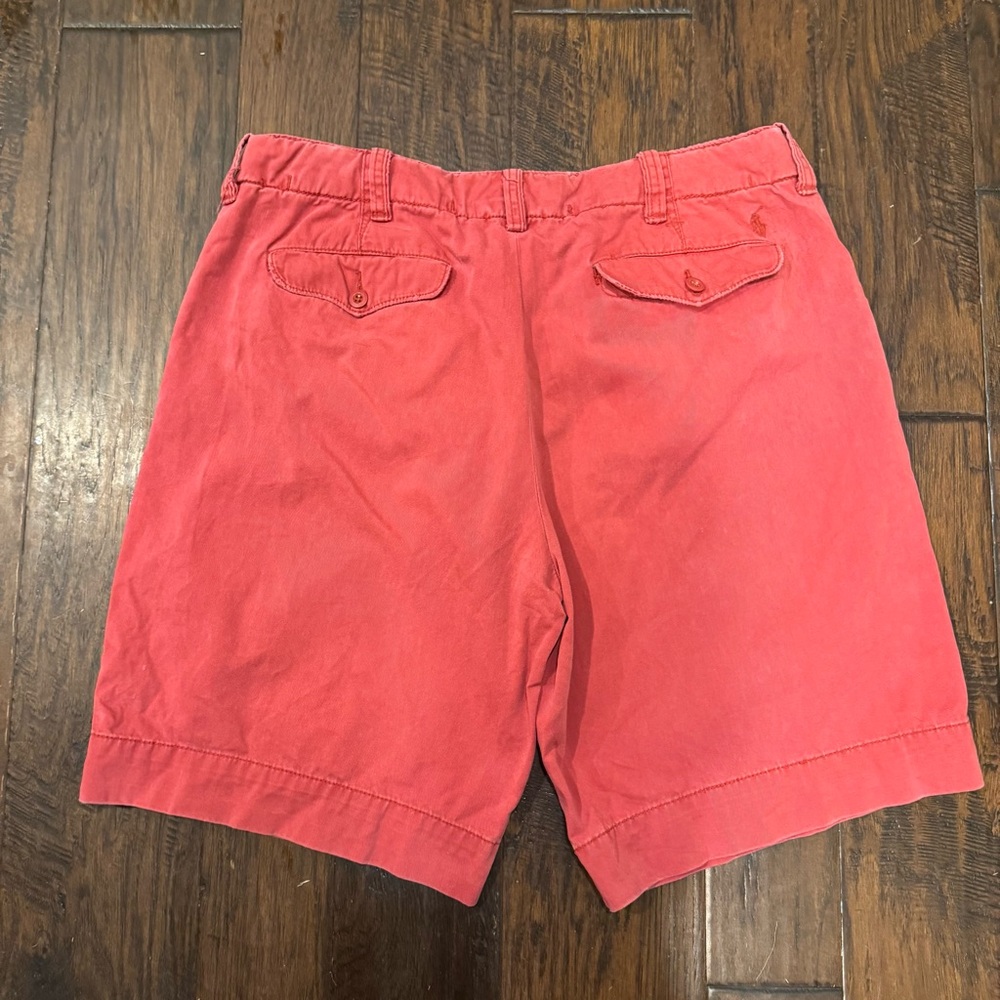 Polo Ralph Lauren red chino shorts 36